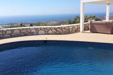 Unique villa in Aspro Chorio with an excellent view