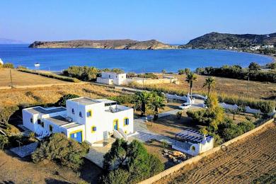 Paros, résidence balnéaire à Molos, avec vue panoramique