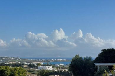 Paros, Drios: three-sided land plot 1064sq.m. with sea view