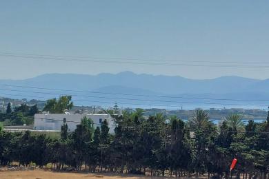 PAROS, DRYOS, beau terrain avec vue