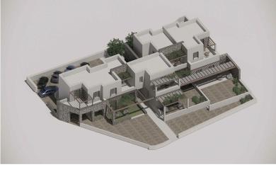 Drios, semi-finished apartment complex of 10 apartments with sea