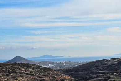 Paros, Kostos, parcelle 4239 m2 avec vue mer