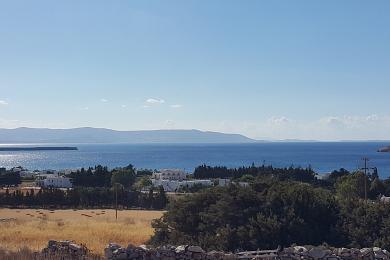 Paros,Drios: Impressive,amphitheatrical  land parcel with permit